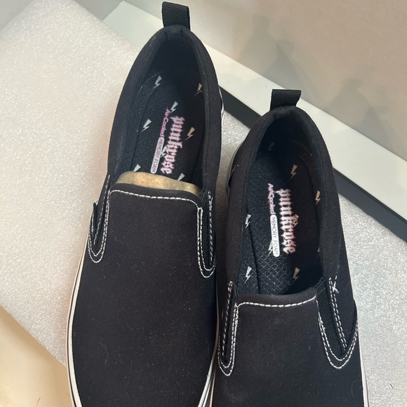 Punkrose Women's Black Slip-On Shoes - Picture 3 of 5